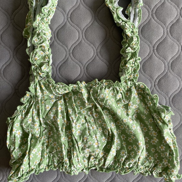 PacSun LA Hearts Cropped Top, Size Small - Picture 3 of 7